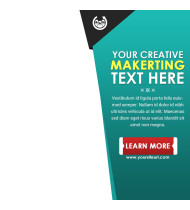 PSD Template Banner Design For Social Media