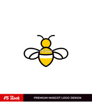 Bee Logo Vector
