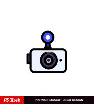 Video camera Vector Logo Design