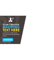 PSD Template Banner Design For Social Media