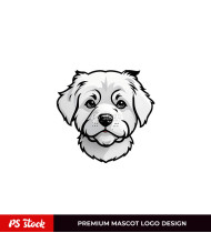 Maltese Dog Logo Design