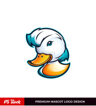 Mascot Duck Colorful