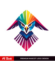 Falcon Emblem Logo Design
