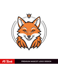 The King Fox Logo Design