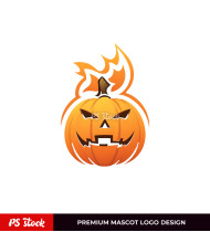 Horror Halloween Mascot Logo