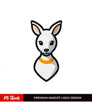 Mascot Orange kangaroo