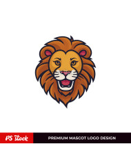 Cute Lion Logo Design
