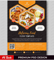 Creative Menu and Flyer Design for Restaurants With Photo