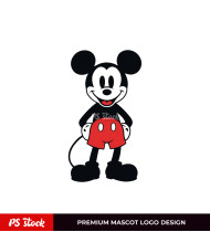 Mickey Mouse Mascot Logo Design