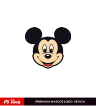 Face Mickey Mouse Disney Stock