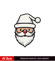 Frosty Santa Claus Icon