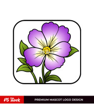 Purple Rose Icon
