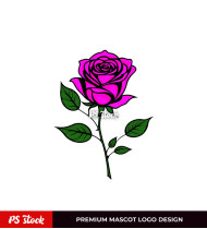 Stickers Rose Design