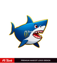 Shark angry Logo