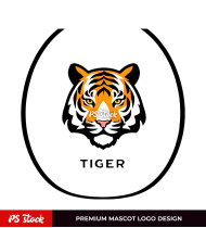 Tiger Head Mascot Logo