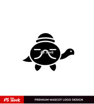 Black Turtle Logo Design