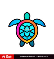 colorful Tortuga Logo Design