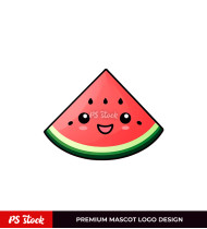 Watermelon Stickers logo Design